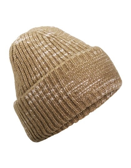 Chunky Knitted Patch Beanie