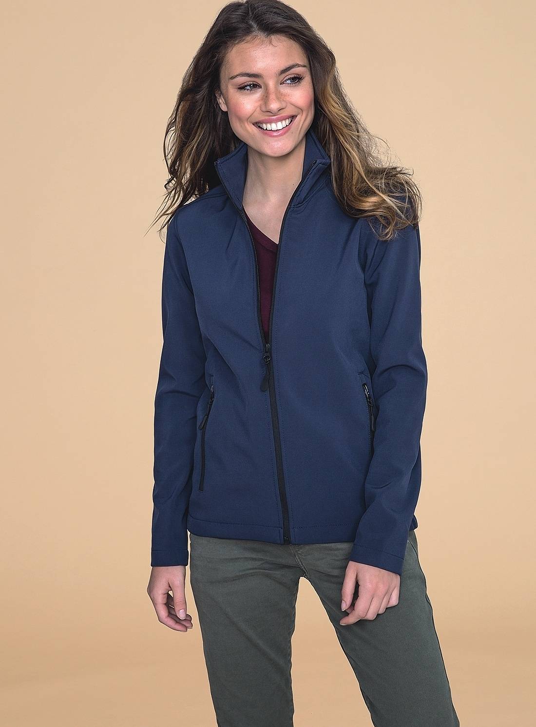 Ciepła damska bluza Softshell Zip