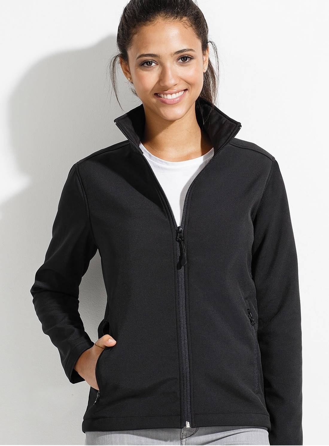 Ciepła damska bluza Softshell Zip
