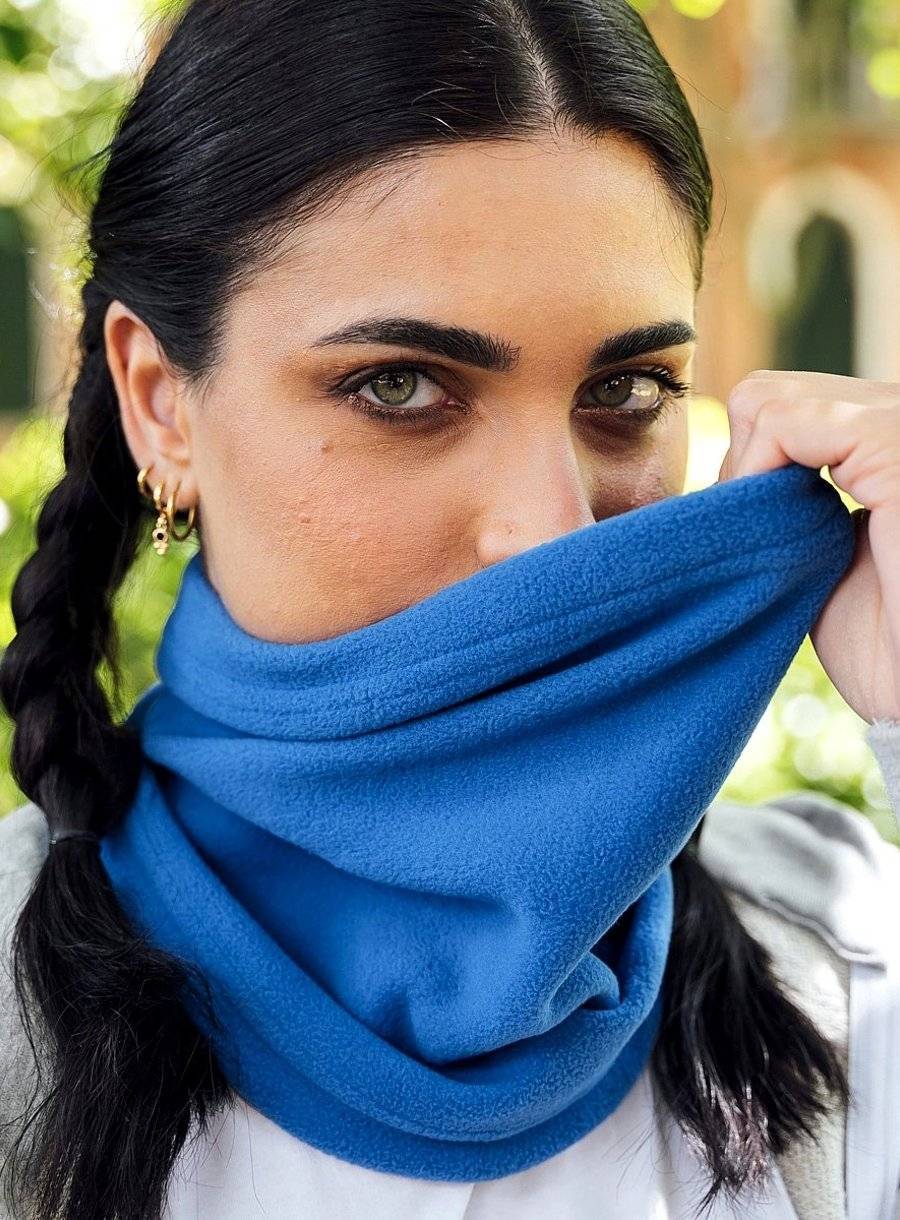 Ciepły komin z polaru Hotty, materiał z recyklingu