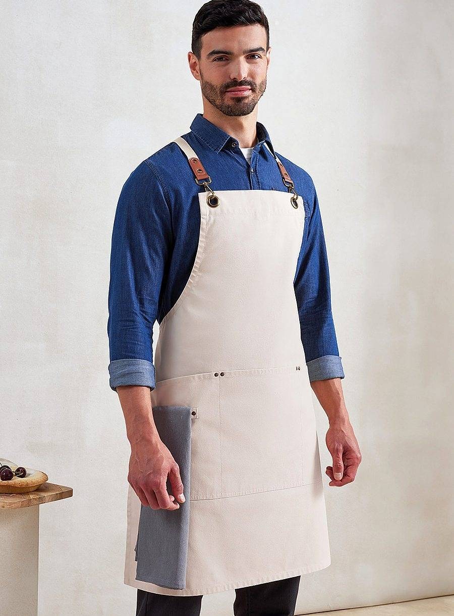 Clip ‘n’ Clasp Cross-Back Bib Apron