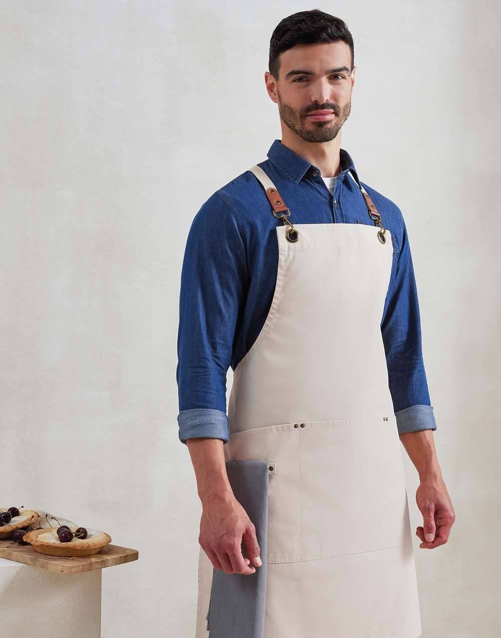 Clip ‘n’ Clasp Cross-Back Bib Apron