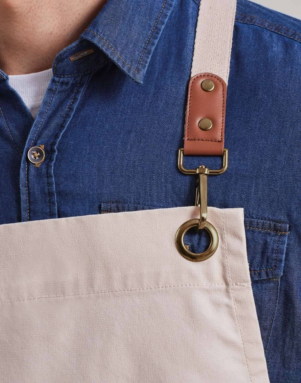 Clip ‘n’ Clasp Cross-Back Bib Apron