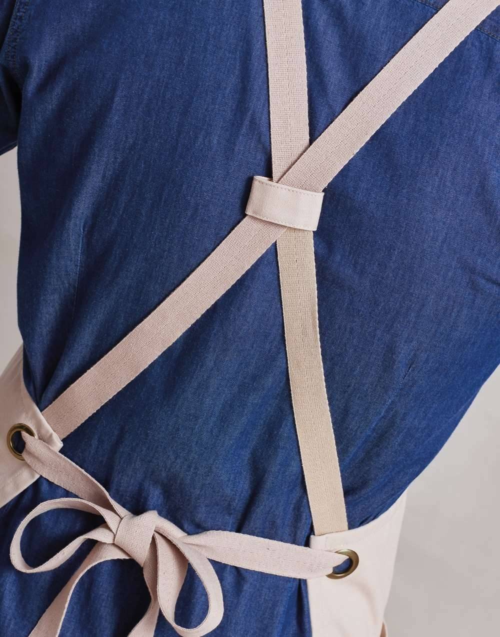 Clip ‘n’ Clasp Cross-Back Bib Apron