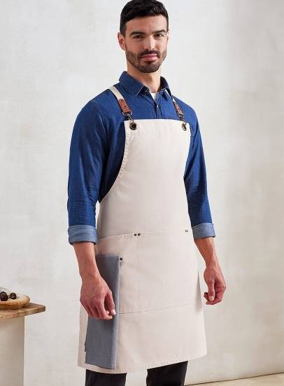 Clip ‘n’ Clasp Cross-Back Bib Apron