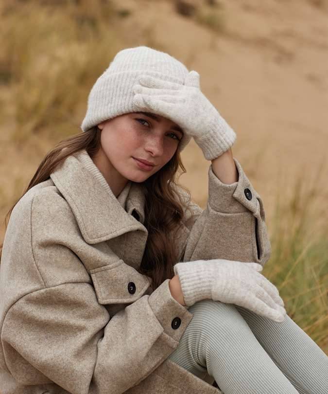 Cosy Ribbed Cuff Gloves