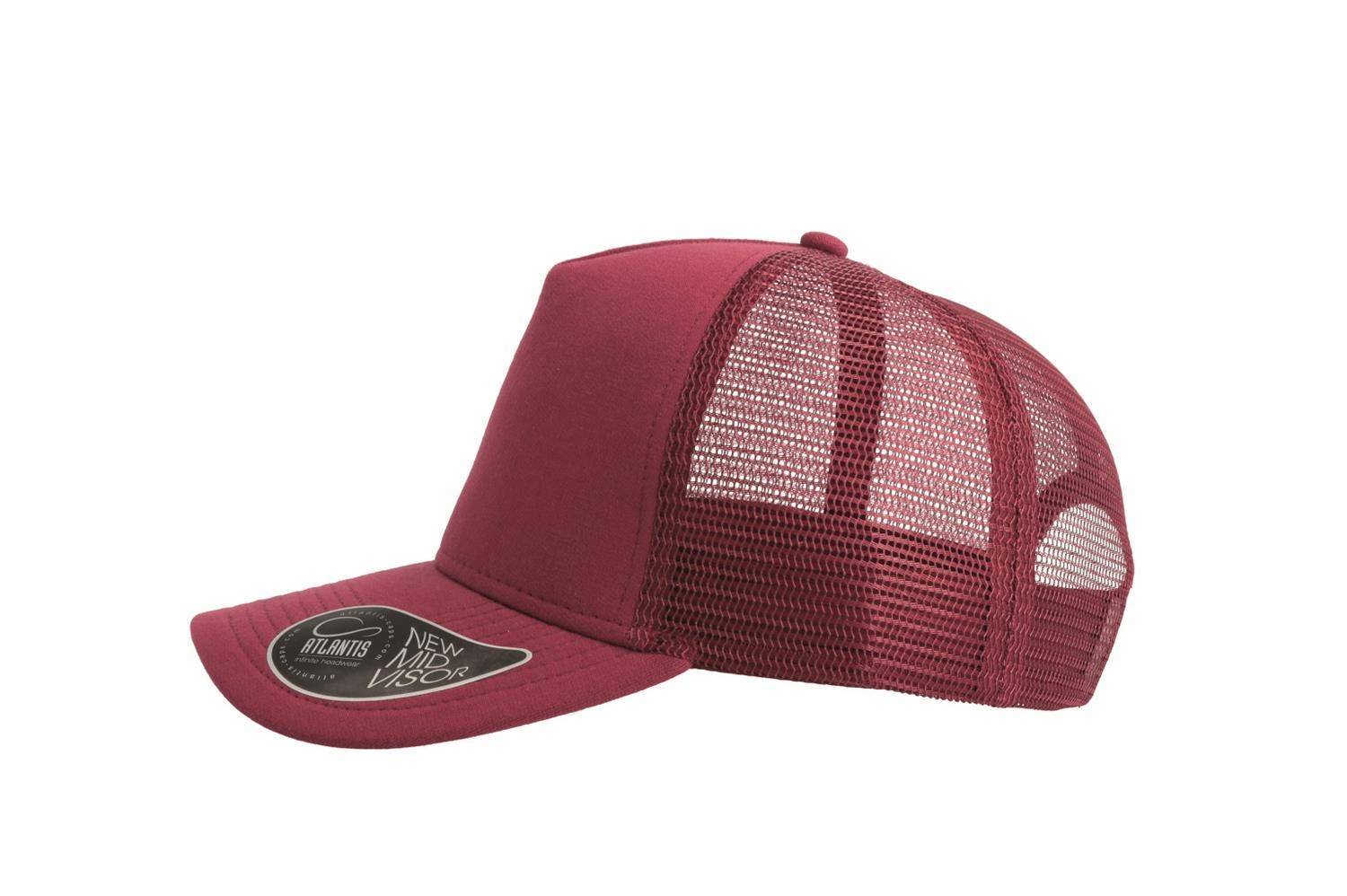 Czapka 5-panelowa na lato z siatką Atlantis