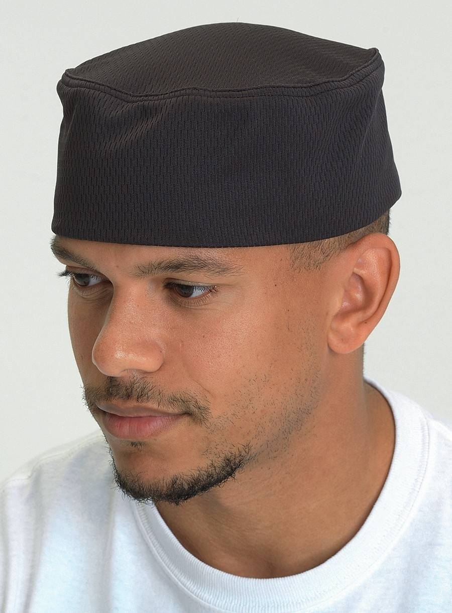 Czapka kucharska z elastycznym dopasowaniem