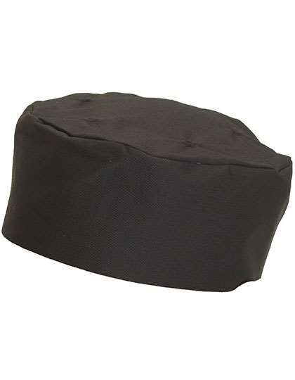 Czapka kucharska z otworami wentylacyjnymi