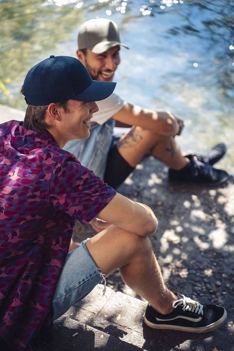 Czapka na lato 5-panelowa z regulacją na rzep, Fiji