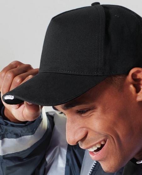 Czapka na lato ze światełkiem LED