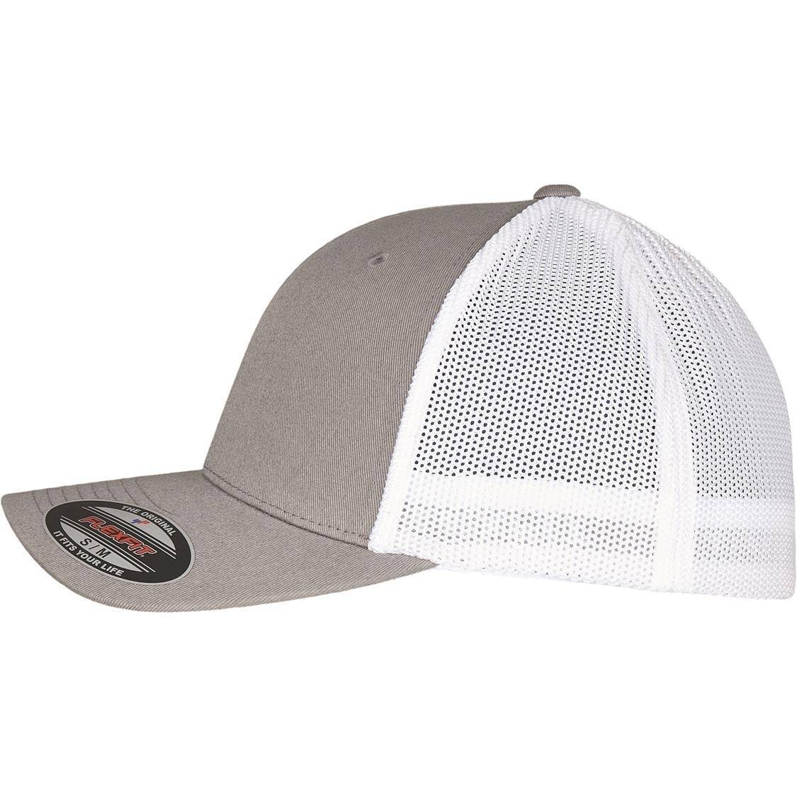 Czapka z daszkiem Flexfit z siatką pochodzącą z recyklingu