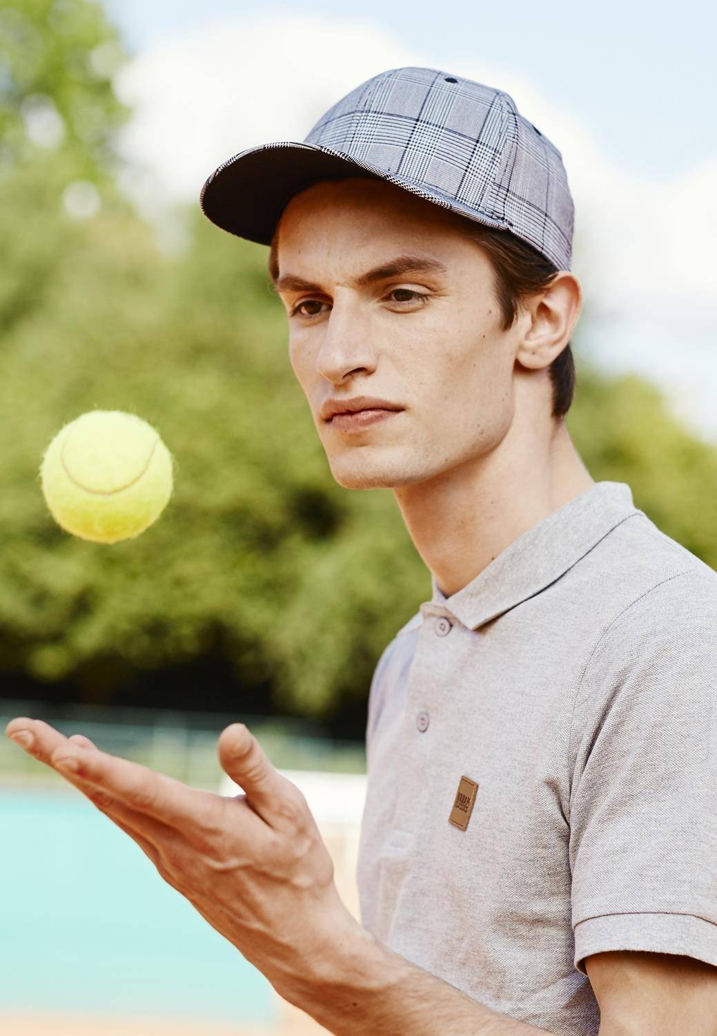 Czapka z daszkiem Glen Check