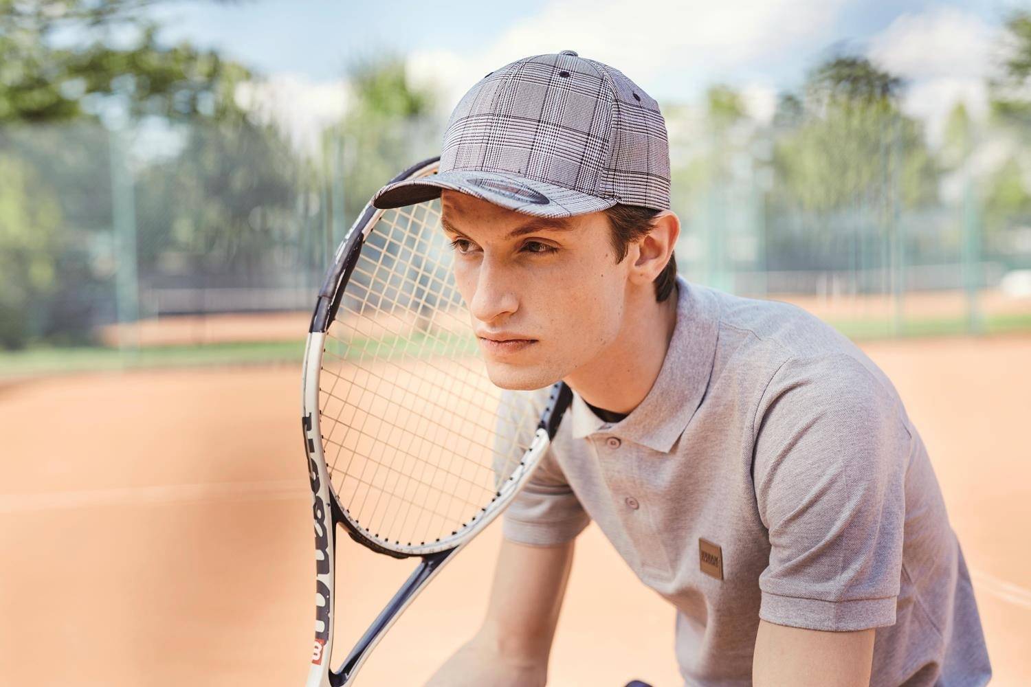 Czapka z daszkiem Glen Check