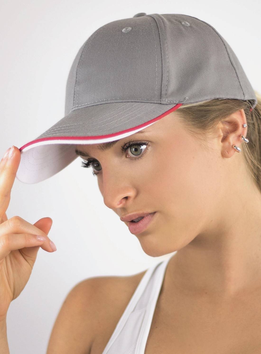 Czapka z daszkiem model Zoom Piping Sandwich