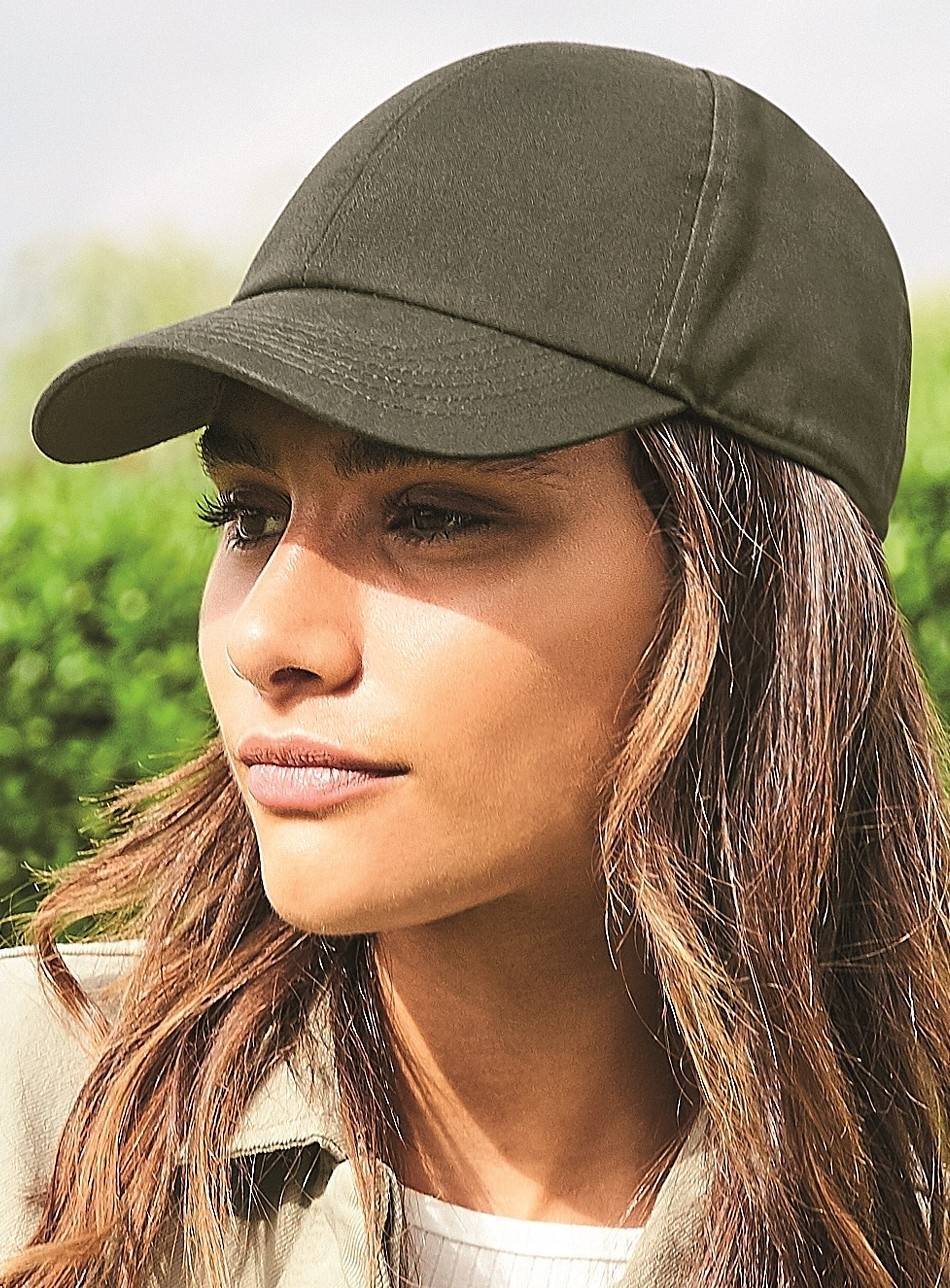 Czapka z daszkiem o średnim profilu z bawełny organicznej