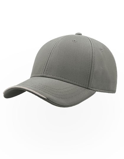 Czapka z daszkiem wykonana z materiału z recyklingu o strukturze drobnej kratki