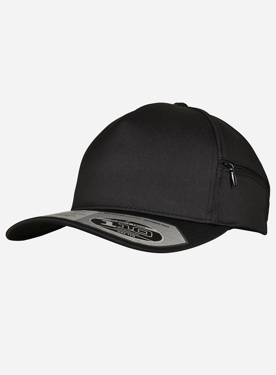 Czapka z daszkiem z ozdobnym zamkiem błyskawicznym