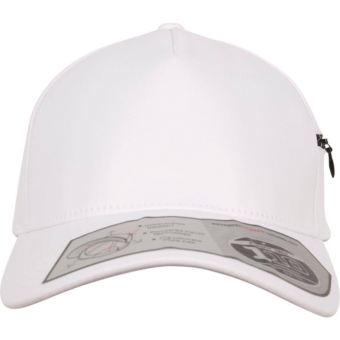 Czapka z daszkiem z ozdobnym zamkiem błyskawicznym