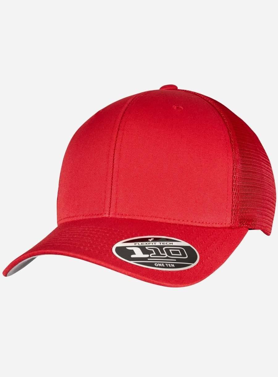 Czapka z daszkiem z siatkowymi panelami o konstrukcja 6-panelowej