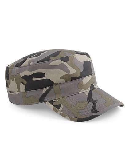 Czapka z nadrukowanym wzorem Camouflage