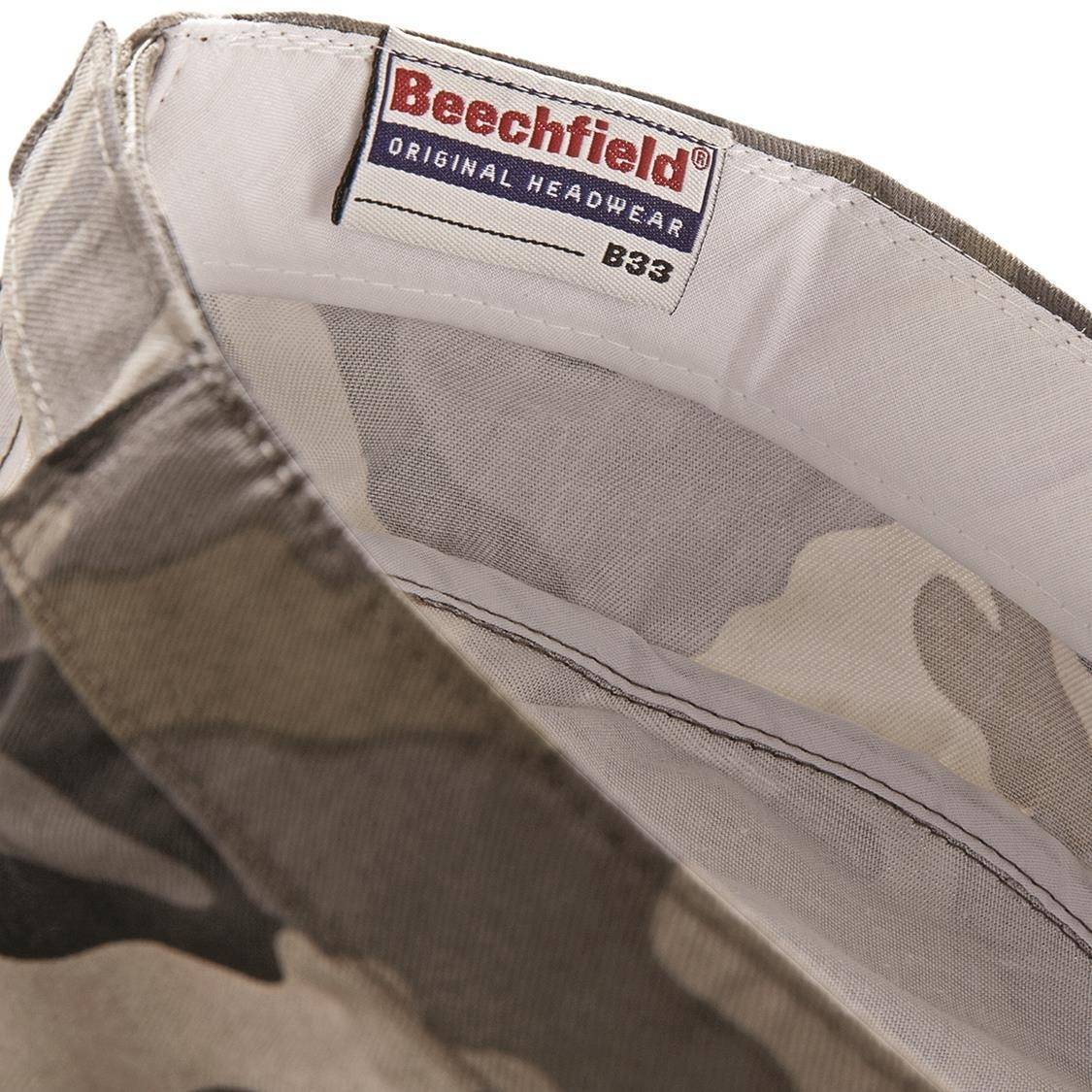 Czapka z nadrukowanym wzorem Camouflage