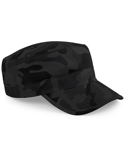 Czapka z nadrukowanym wzorem Camouflage