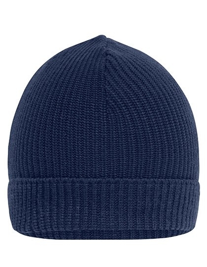 Czapka zimowa o klasycznym fasonie, materiał z recyklingu