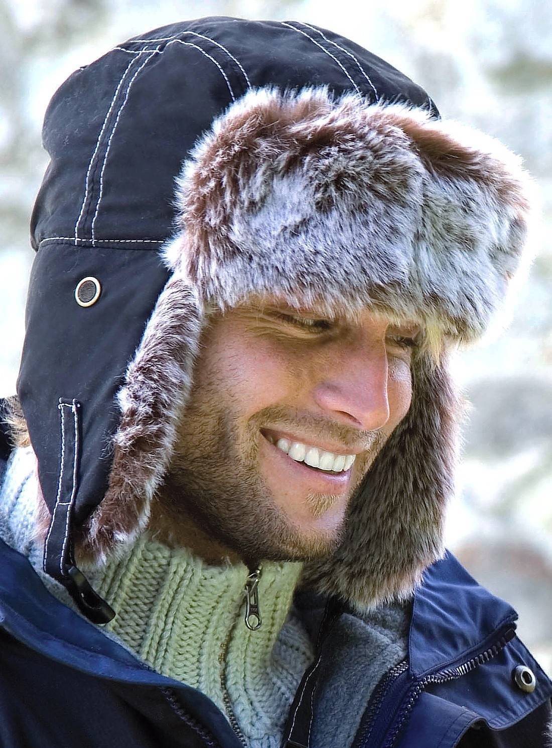 Czapka zimowa uszatka Sherpa