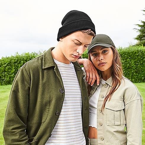 Czapka zimowa z bawełny organicznej z odrywaną metką