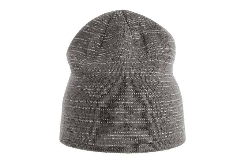 Czapka zimowa z odblaskową nitką, materiał z recyklingu