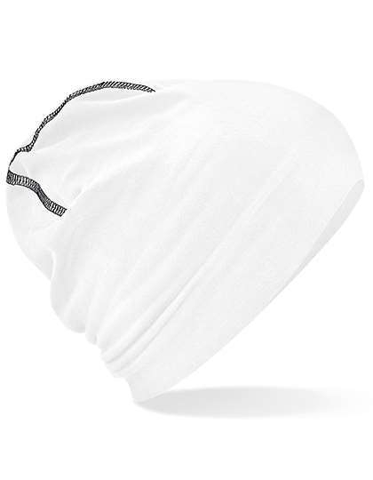 Czapka zimowa z ozdobnymi szwami na czubku