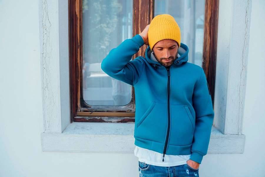 Czapka zimowa z wyrazistym splotem, jednowarstwowa