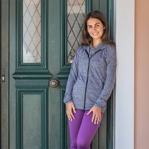 Damska bluza sportowa z elastycznym kapturem