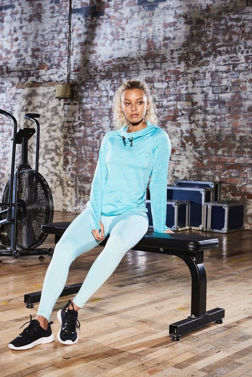 Damska bluza z odpinanym kapturem Cowl