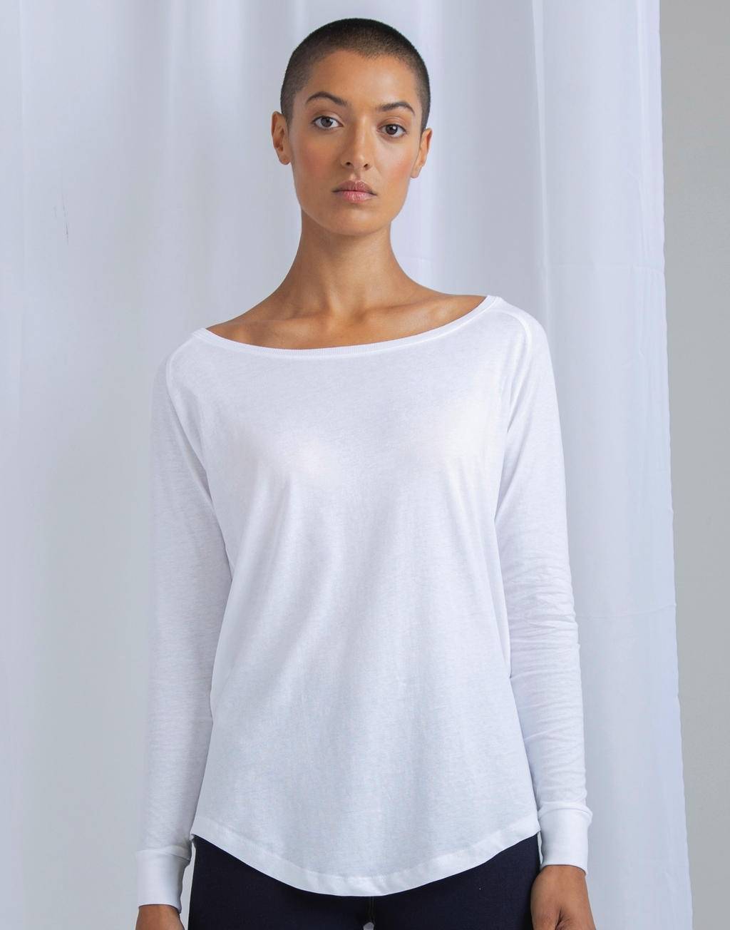 Damska bluzka z długim rękawem Loose