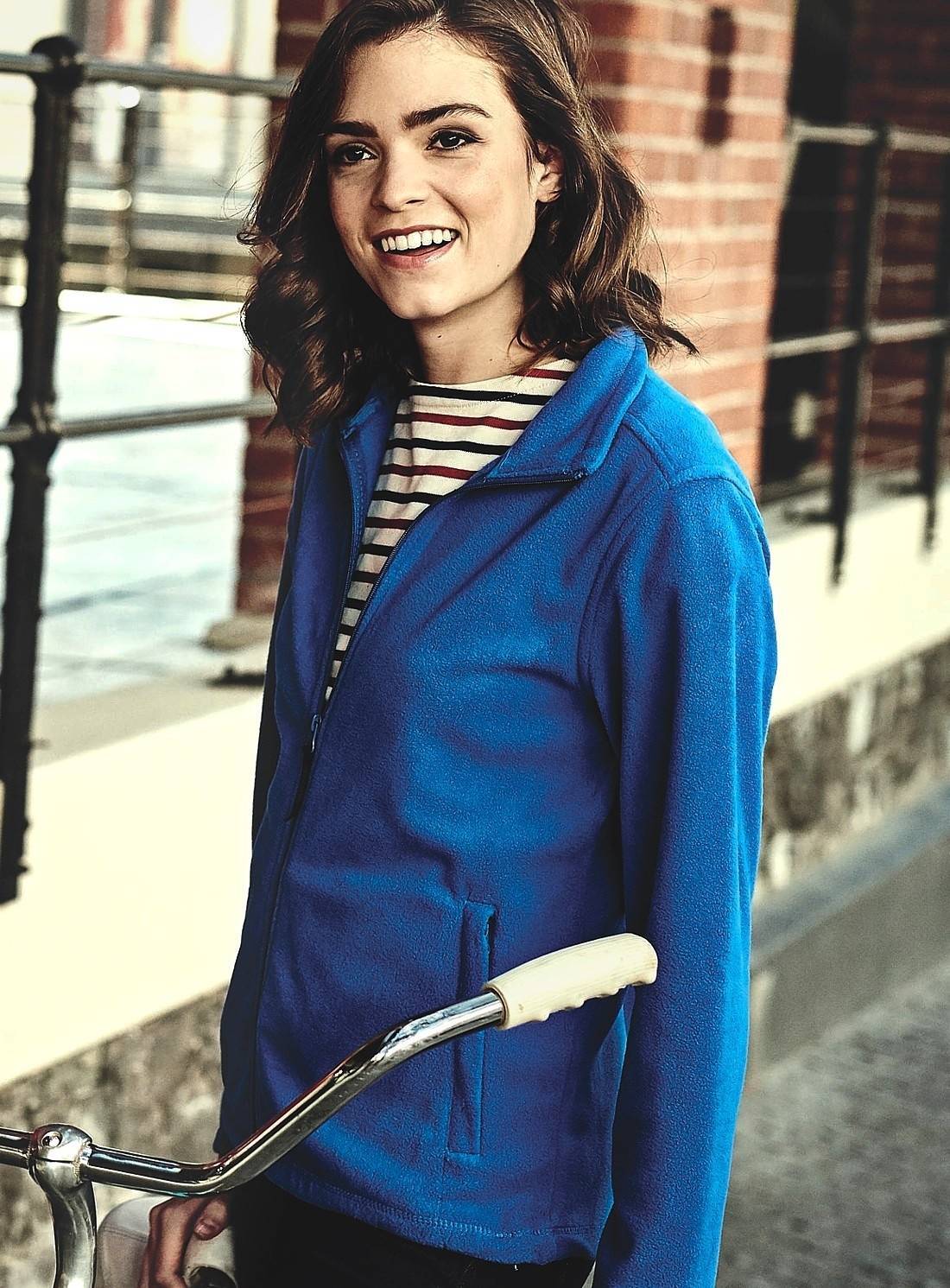 Damska ciepła bluza polarowa na zamek