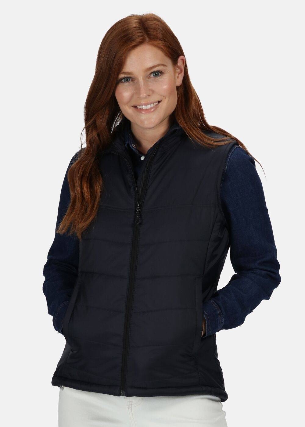 Damska kamizelka Regatta pikowana z wewnętrzną kieszenią