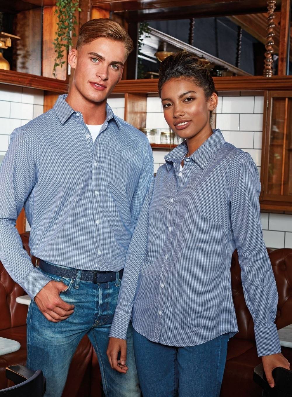 Damska koszula Microcheck