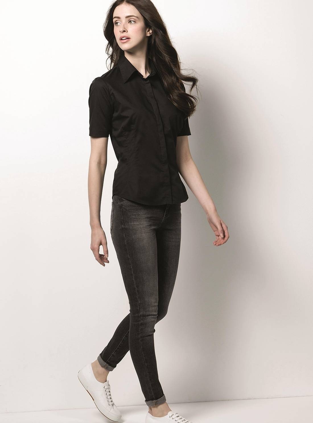 Damska koszula- model Bar Shirt Shortsleeve