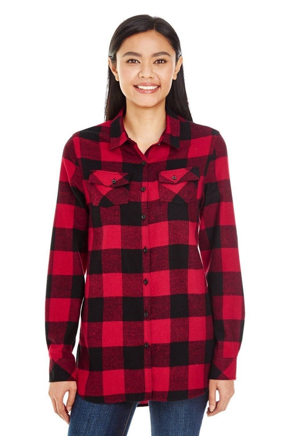 Damska koszula w kratę Plaid Flannel