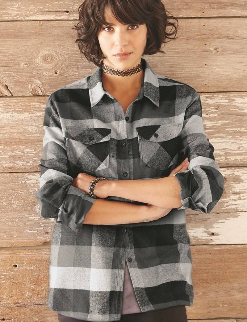 Damska koszula w kratę Plaid Flannel