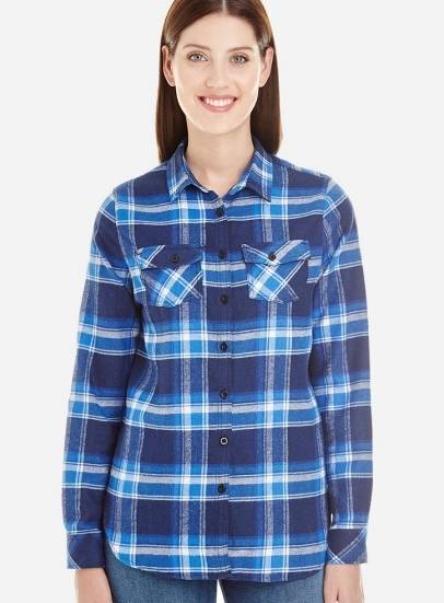 Damska koszula w kratę Plaid Flannel