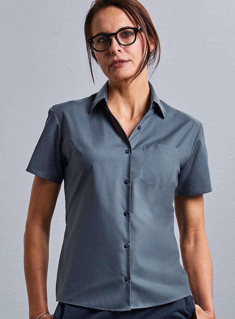 Damska koszula z krótkim rękawem Russell