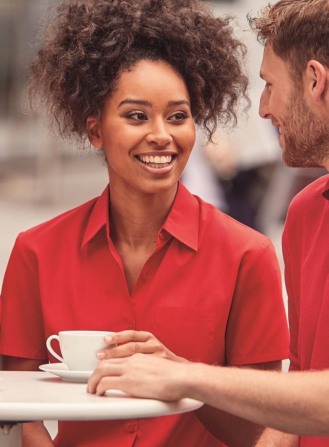 Damska koszula z krótkim rękawem Russell