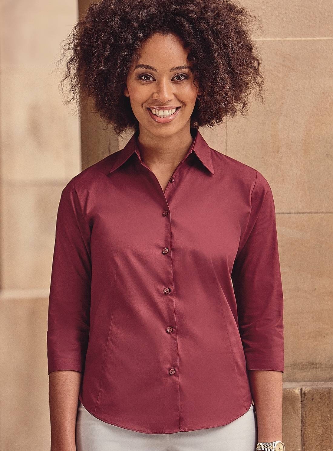 Damska koszula z rękawem 3/4 Sleeve Easy