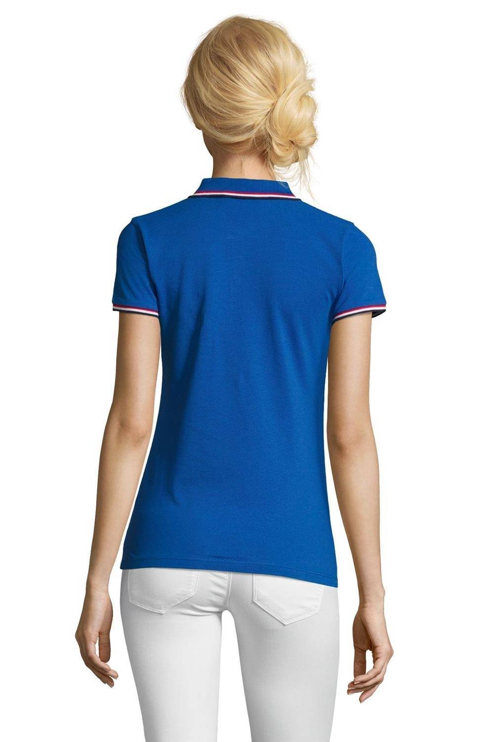 Damska koszulka polo Sol's z kontrastowymi paskami