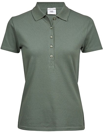 Damska koszulka polo  Stretch-5-Button