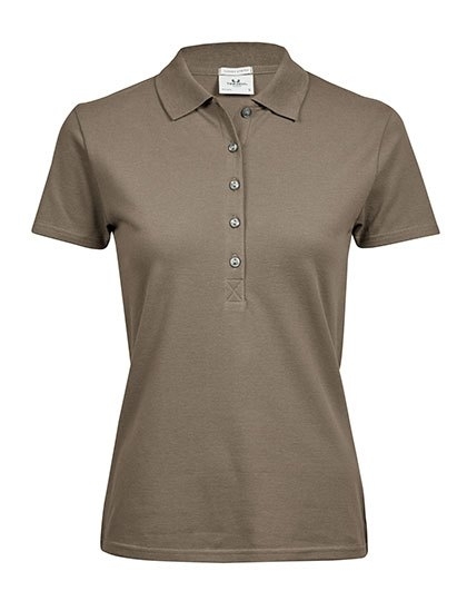 Damska koszulka polo  Stretch-5-Button