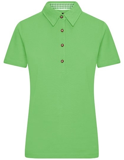 Damska koszulka polo z ozdobnym wykończeniem